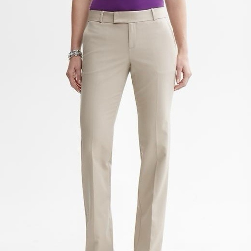Banana Republic Women's 4 Short Martin Fit Dress Pants Flare 30x31 NWT